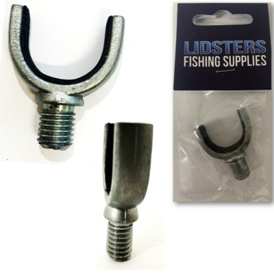 LIDSTERS Lightweight Aluminium Gun Metal U Rod Rest 25mm Carp Fishing Tackle