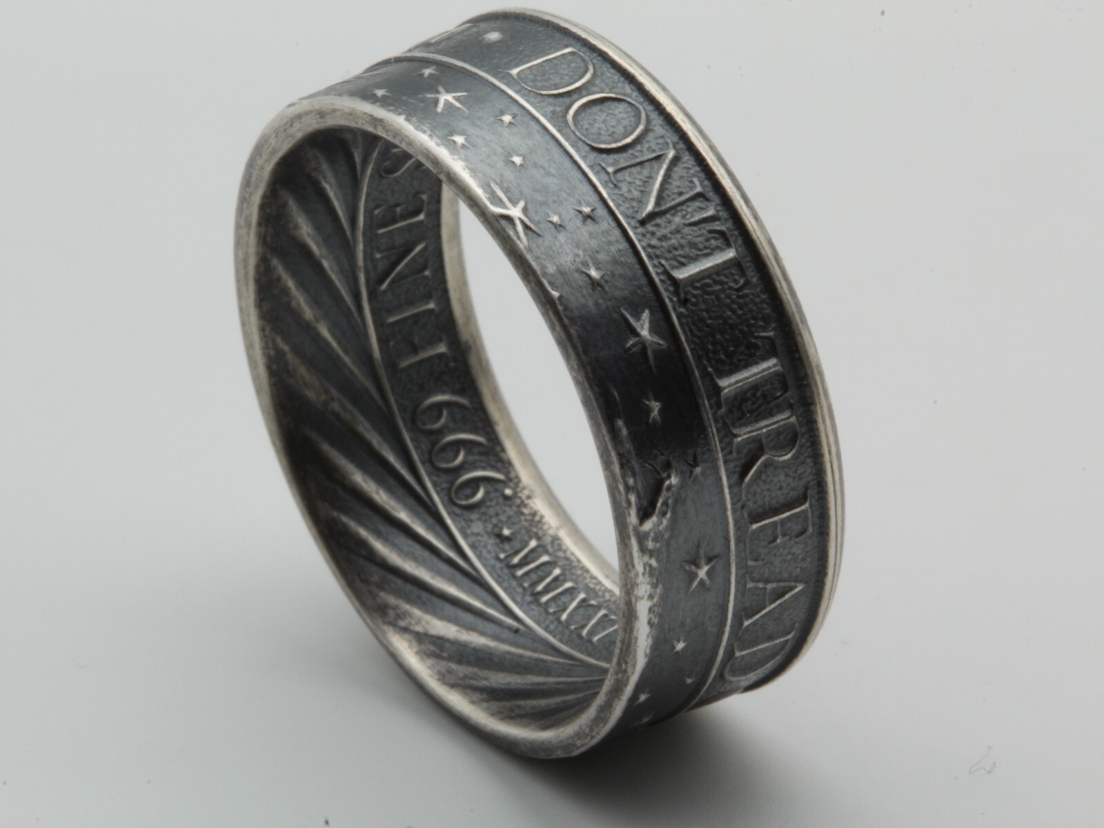 Nra Rings Don’t Tread On Me 1/2oz Silver Coin Ring NRA 2nd Amendment Live Free Or ...