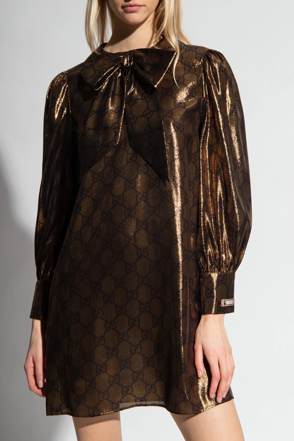 Gucci GG Supreme print silk dress With Tags RRP,800 AUD