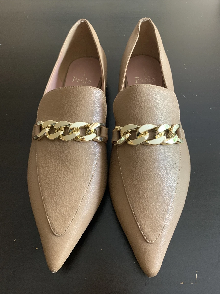 Camel pointed toe flats new arrivals