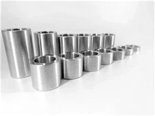 Wheel Axle Spacer Kit I.D. 1 Inch – O.D. 1-1/2 inch (1.50) – 13 Spacers Machined