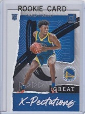 JAMES WISEMAN ROOKIE CARD GS Warriors Basketball 2020 DONRUSS GREAT X-PECTATIONS