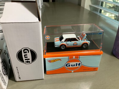 HOT WHEELS RED LINE CLUB GULF DATSUN 510 HGW17 | eBay