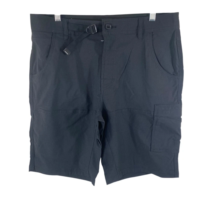 prana stretch zion hybrid ii zip pockets stretch shorts