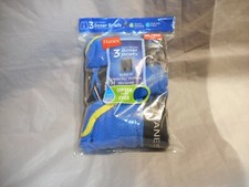 Hanes 3 Pack Boys Multicolor Boxer Briefs Underwear S,M,L,XL