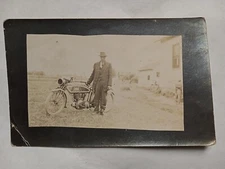 Postcard Excelsior Motorcycle