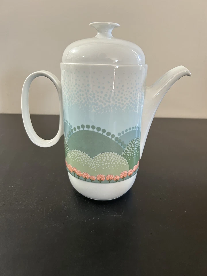 Rosenthal Kunstler Service Duo Moj Dom cafetera tetera jarra 8,25" de alto Foto 3 de 4