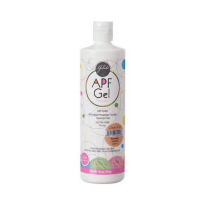 House Brand 24-11077 Oral Dental Gel 60 Second 1.23% APF Orange Vanilla 16 Oz