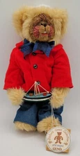 Gund Barton's Creek MONTY 12" Sailor Bear w/ TAGS - SIGNED Pat Kolesar