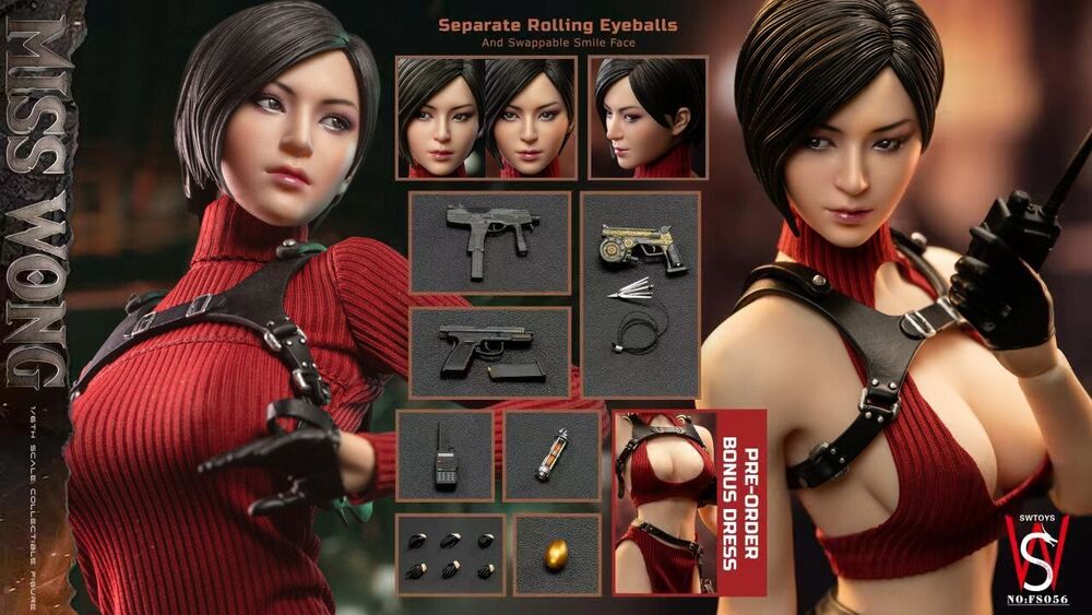 1/4 Scale Ada Wong with LED - Resident Evil Resin Statue - Slap Studio  [Pre-Order]