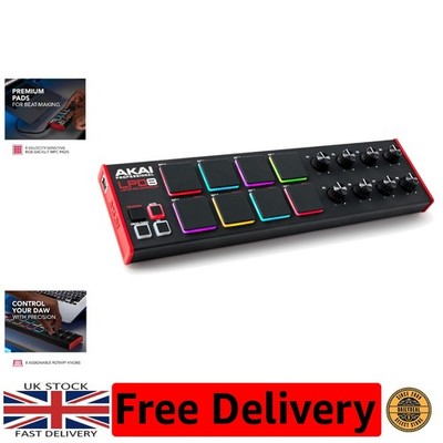 Professioneller Midi Controller für Musiker - 8 reaktionsschnelle MPC Pads & Software