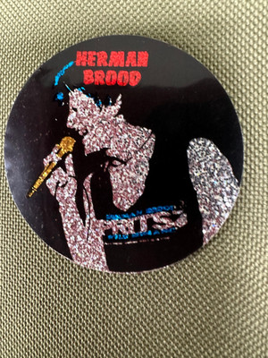 Herman Brood Sticker, vintage, 5cm, selbstklebend