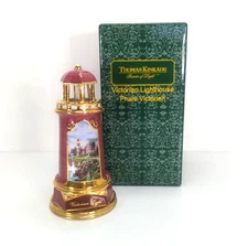 VNTG 2004 Thomas Kinkade Decorative Porcelain Phare Victorien Lighthouse Used
