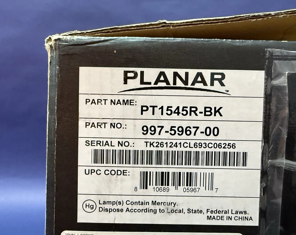 PLANAR PT1545R (997-5967-00) 15" Resistive Touchscreen LCD Monitor - Image 2 of 4