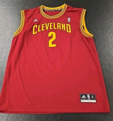 Kyrie Irving CAVALIERS バスケ　ユニフォーム　Lサイズ Kyrie Irving Adidas Jersey #2 Cleveland Cavaliers Cavs NBA XL Gold