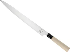 Mercer Culinary M24012 Yanagi Sashimi Knife, 12-inch, Wooden Handle