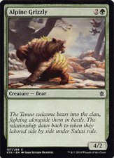 Alpine Grizzly KTK 127 Normal English NM - MTG