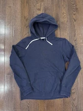 Reigning Champ Club Monaco Sweatshirt Men's Size S Navy Hoodie Heavy Fabric