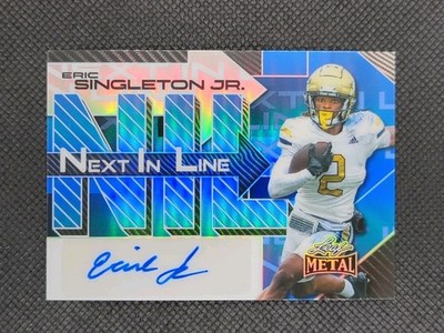 Eric Singleton Jr. - 2025 Leaf Metal Next In Line Blue Prizm Auto /12 - Florida