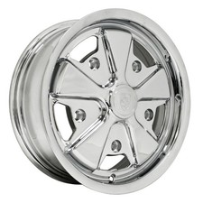 911 Alloy Wheels All Chrome 4.5 Wide 5 On 205mm Dunebuggy Vw