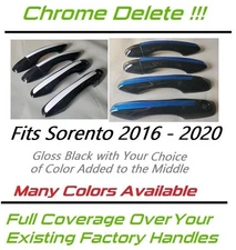 Custom Black Door Handle Covers 2016 - 2020 Fits Kia Sorento YOU PICK MIDDLE CLR