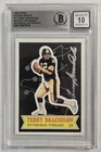 Terry Bradshaw Signed 1984 Topps Glossy Card 11 Pittsburgh Steelers Beckett Auto