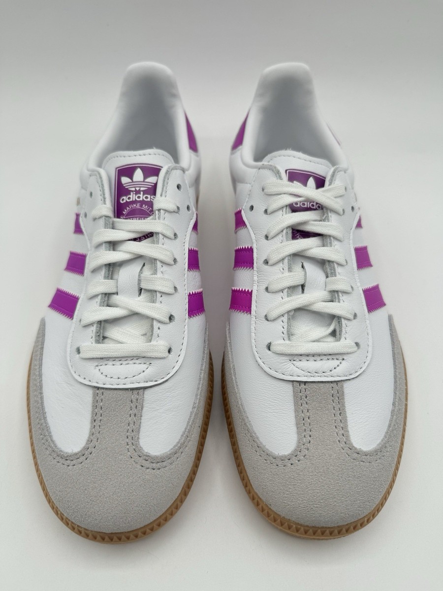 Adidas Kid's Samba OG Size 7 White Purple Burst |IH2873| | eBay