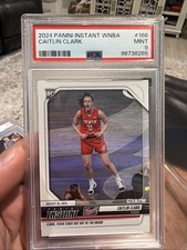 2024 Panini Instant Caitlin Clark WNBA Indiana Fever PSA 9 #166 Rookie /4989