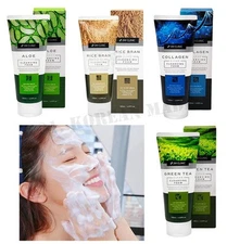 3W Clear Foam Cleansing 180ml/Brown Rice,Green Tea,Aloe,Collagen/KOREA
