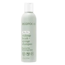 Ecotools Deep Clean Makeup Brush & Sponge Shampoo Fragrance Free 6 Oz