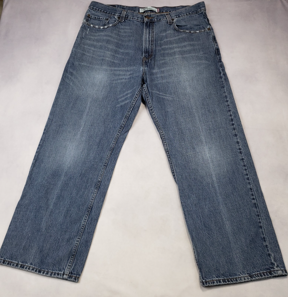 Levis 569 Vtg Y2K Jeans Men Size 38 X 30 Loose Baggy Straight Blue 