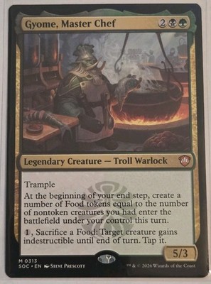 Gyome, Master Chef Commander: Secrets of Strixhaven Regular