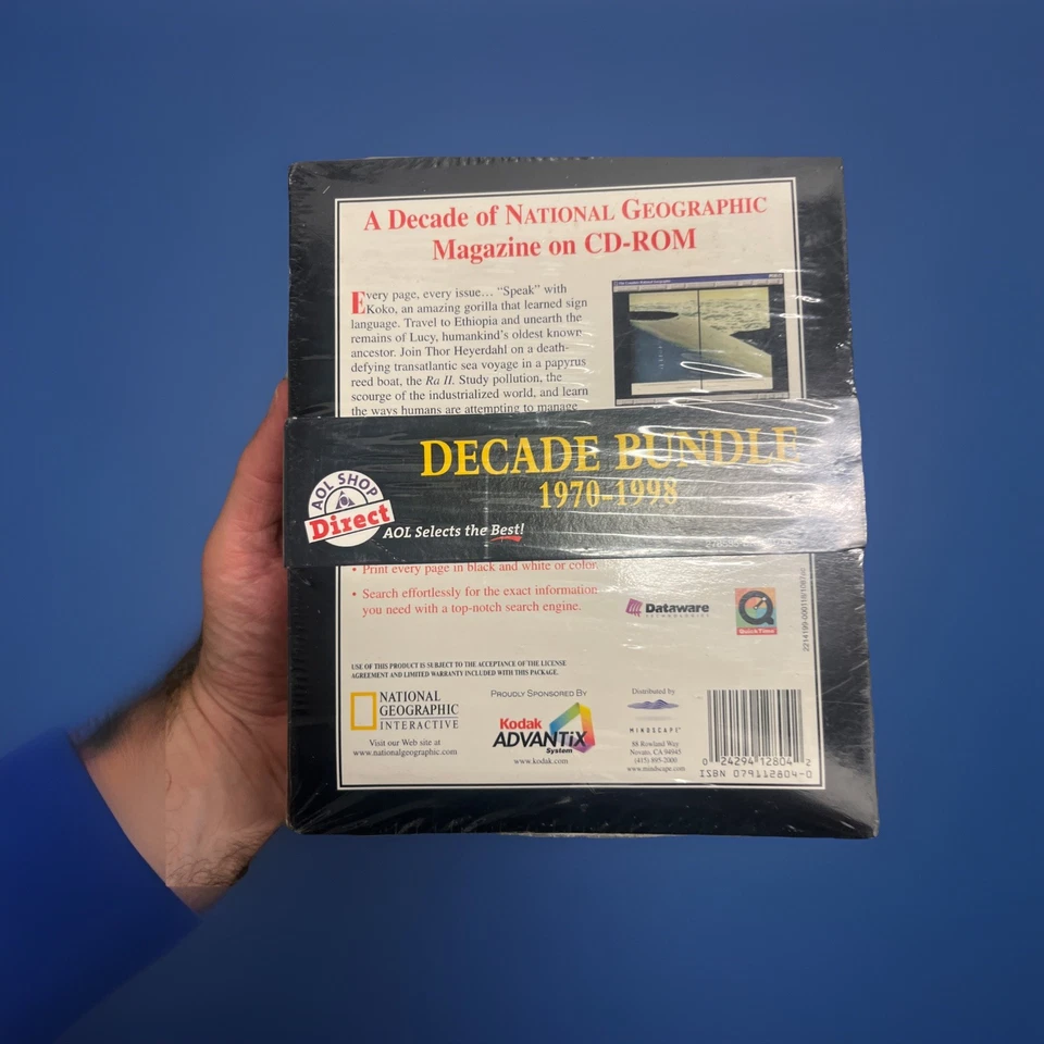 National Geographic Decade Bundle 70's-90's CD-ROM x3 Windows 95 98 3.1 - Image 2 of 2