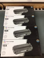 4x LD C7115X 15X Black Laser Toner Cartridge for HP 1200 1200n 1200se 3310mfp