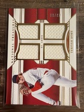 2024 Panini National Treasures - Game Gear Swatches Quad Tekoah Roby #GSQ-TR /99