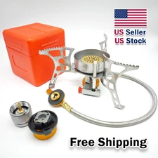 Portable Gas Propane Stove Outdoor Camping Butane Hiking Picnic Burner Cooking