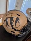 Boomer Esiason Signed Cincinnati Bengals Salute to Service Football Helmet