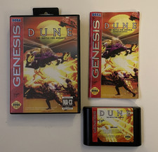 Dune: The Battle for Arrakis (Sega Genesis, 1993) Complete CIB w/ Case & Manual