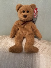 Ty Beanie Babies Curly The Bear Plush Toy - 1993