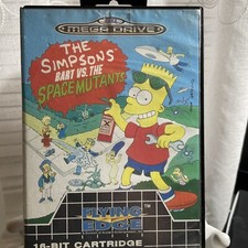 Thumbnail of ebay&reg; auction 175571344437 | 🎮 SEGA MEGA DRIVE--THE SIMPSONS BART VS THE SPACE MUTANTS--CIB-- GC TESTED