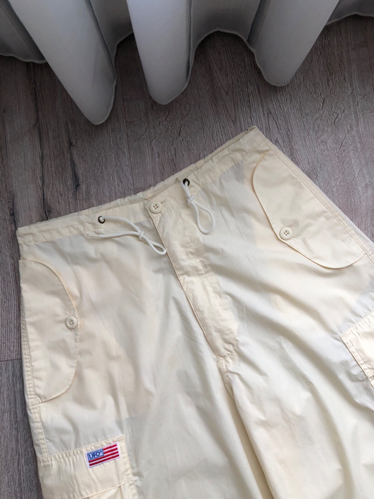 UFO Double Knee Y2K Parachute Cargo Pants Vintage Gem