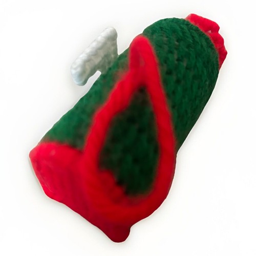 Vintage Handmade Crochet Mailbox Ornament Holiday Decor Collectible Cute! - Picture 4 of 7