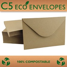 Kraft Brown Fleck Envelopes C5 Craft Cards Paper Recycled 162mm x 229mm - LOTS