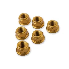 Ducati Monster 1200S 2014-2021 CNC Racing CNC Gold Crown Holder Flange Nuts