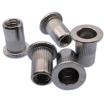 10pcs M8x1.25x18mm LFK Stainless Steel Rivnut Rivnut Insert Nutsert