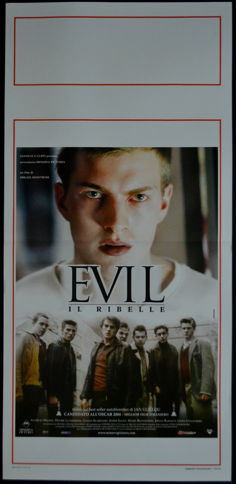 Locandina originale film Evil - Il ribelle (2004) - Regia di Mikael Håfström