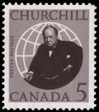 🍁Canada    #440    SIR WINSTON CHURCHILL    Original New  1965 Pristine Gum