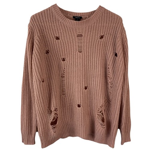 RUE21 knit distressed ripped relaxed 
