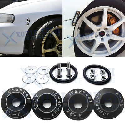 JDM Quick Release Fasteners Bumper Holders Front Rear Trunk Band Fender Clip Kit - Foto 10