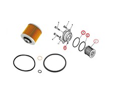 Kit Manutenzione Yamaha XV 750 920 1000 1100 SE Virago TR BT Filtro Olio Guarnizioni